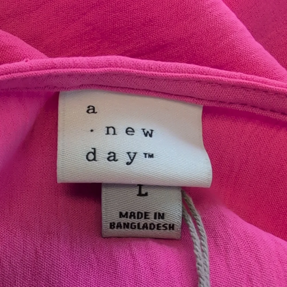 a new day Vibrant Pink Maxi NEW Strapless Dress L                    CC143 - Picture 8 of 9